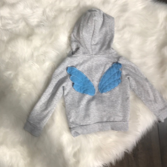 Gray Rainbow Dash Hoodie with zipper - Picture 4 of 4